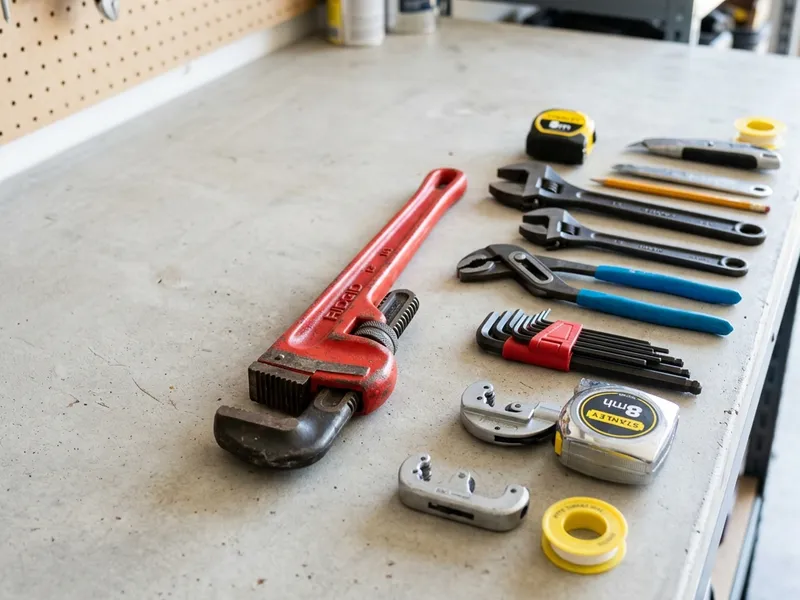 Professional plumbers in Rutherford, TN equipped with top-tier tools for residential and commercial plumbing services.